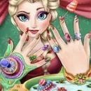 Elsa Christmas Manicure